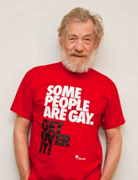 Sir Ian McKellen - some people are gay - get over it